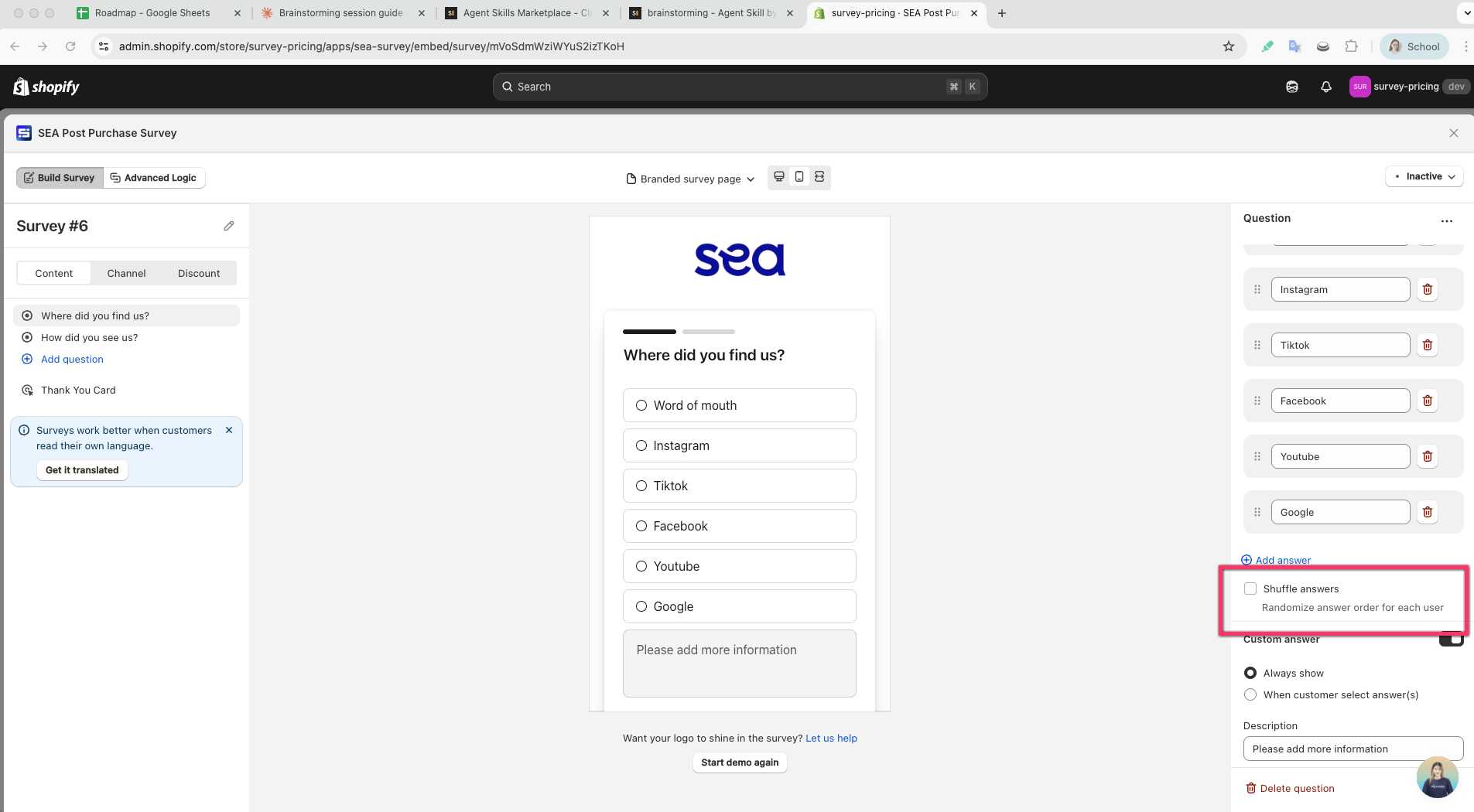 Demo screenshot