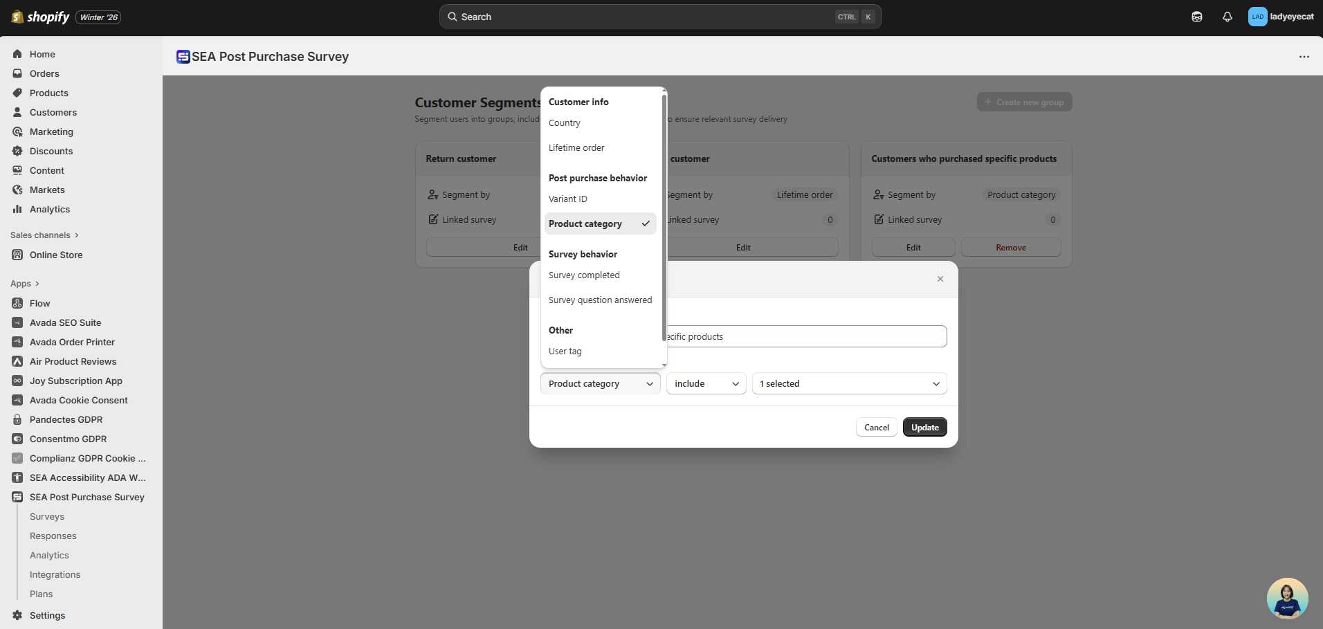Demo screenshot