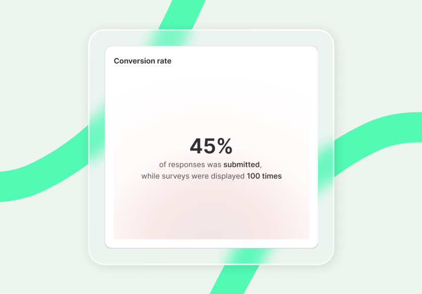 Conversion rate